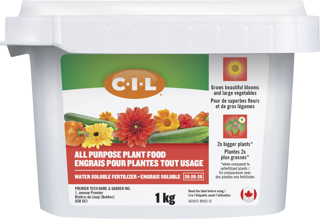 Engrais pour plantes tout usage C-I-L® 20-20-20