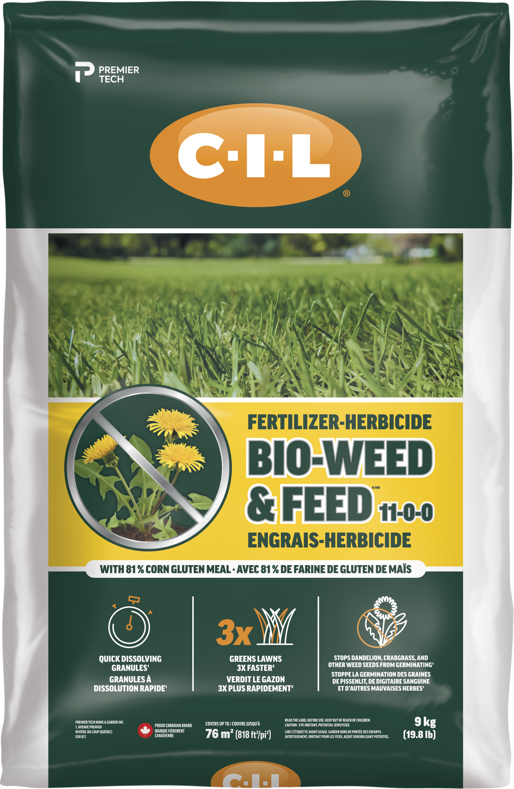 C-I-L® BIO-WEED & FEED™ 11-0-0