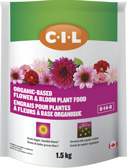 Engrais pour plantes à fleurs à base organique C-I-L® 6-14-8