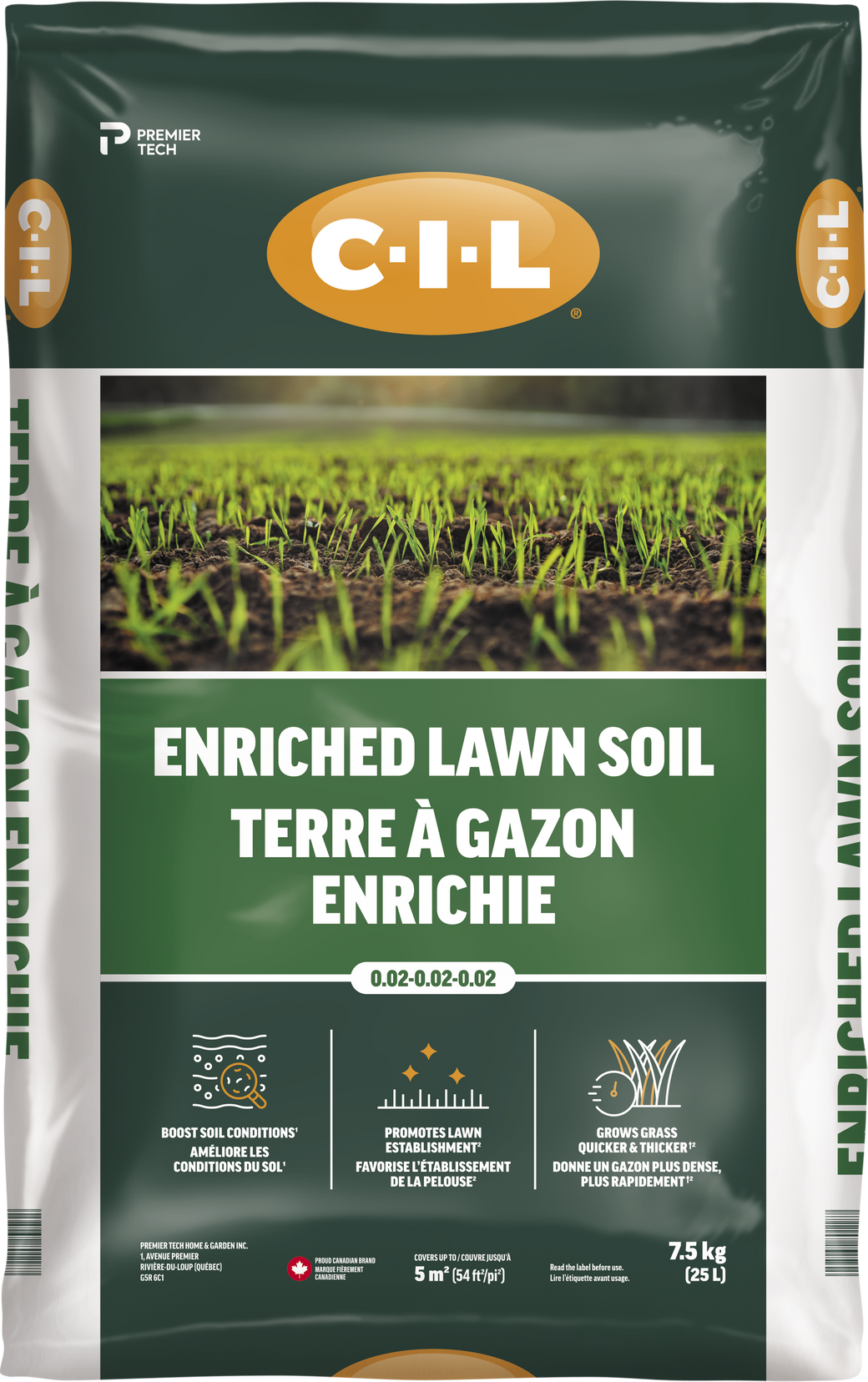 Terre à gazon enrichie C-I-L®