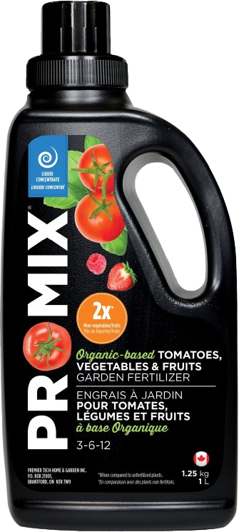 Engrais pour tomates, légumes et fruits à base organique PRO-MIX ® 3-6-12