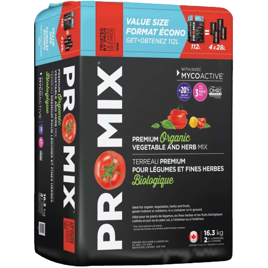 Terreau pour légumes et fines herbes biologique PRO‑MIX®