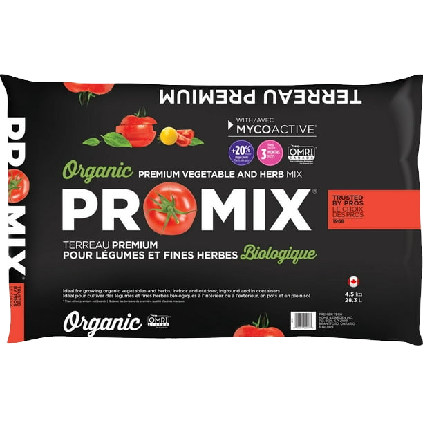 Terreau pour légumes et fines herbes biologique PRO‑MIX®