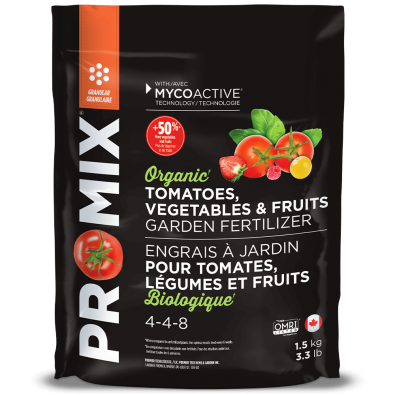 Engrais biologique pour tomates, légumes et fruits PRO-MIX® 4-4-8