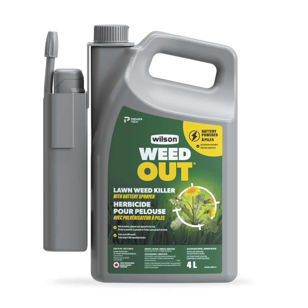 Herbicide pour pelouse WEED OUT®  de WILSON® avec lance de pulvérisation
