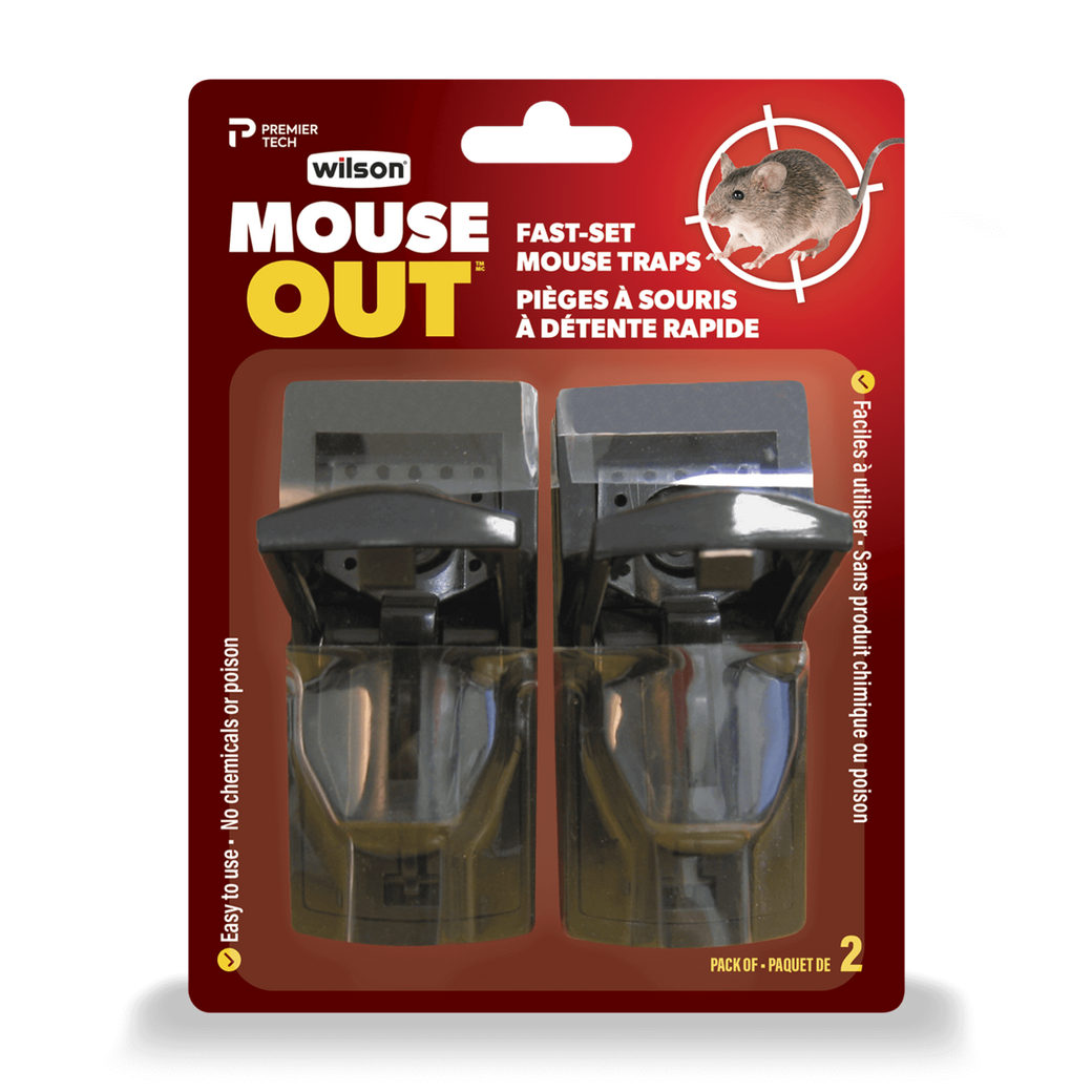 Pièges à souris à détente rapide MOUSE OUTᵐᶜ de WILSON®